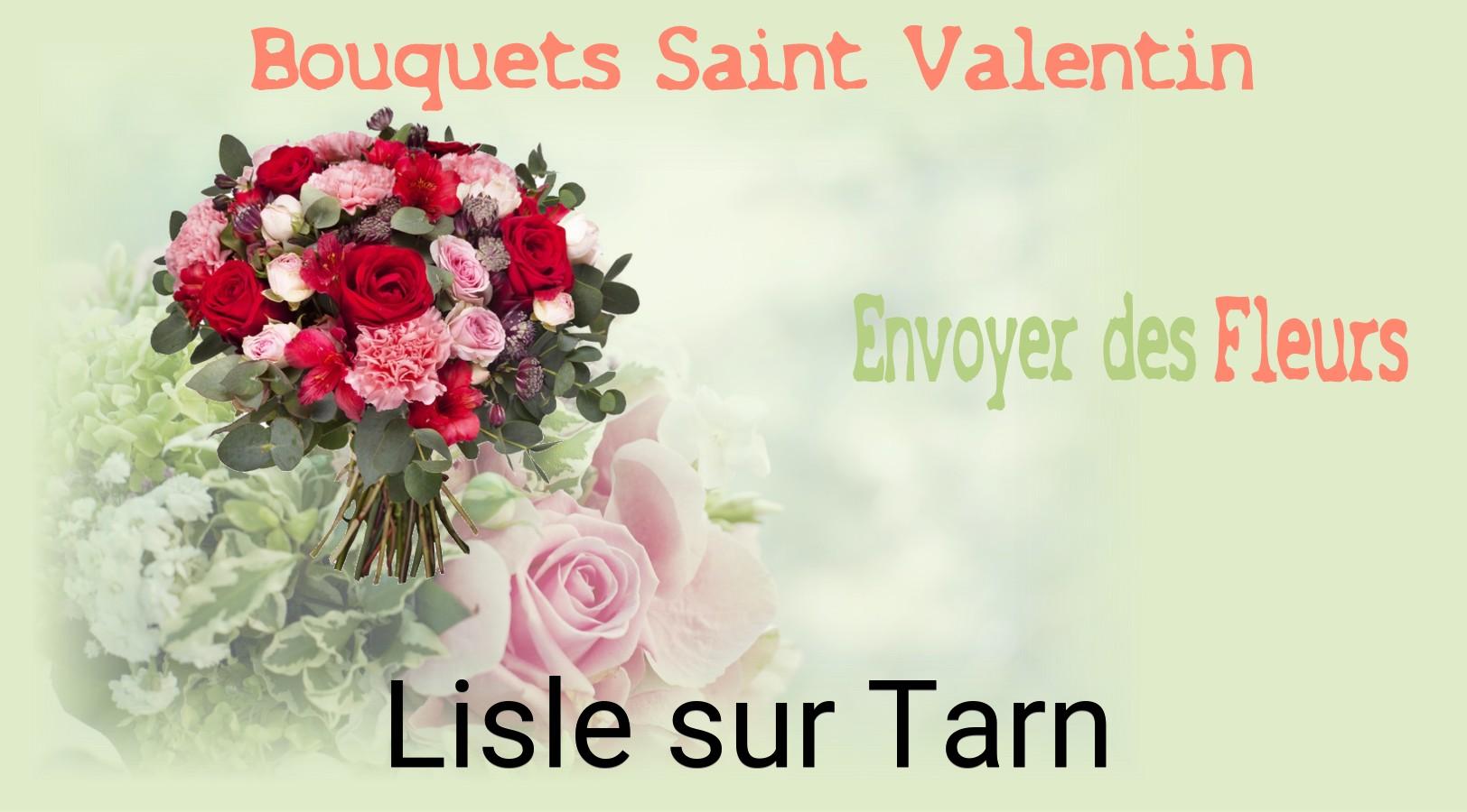 Roses de Saint-Valentin livrées à Lisle-sur-Tarn